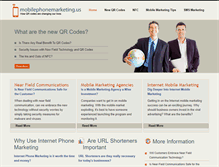 Tablet Screenshot of mobilephonemarketing.us